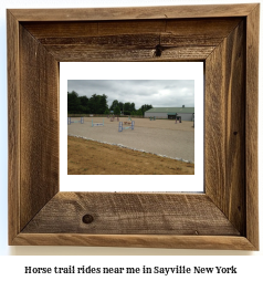 horse trail rides near me in Sayville, New York